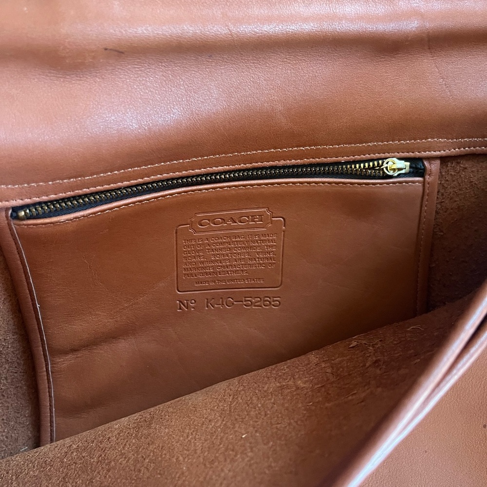 Vintage COACH Crossbody Laptop Messenger Bag - Picture 8 of 8